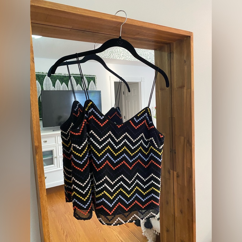 WAYF Colorful Spaghetti Strap Tank Top Size S - Good Condition